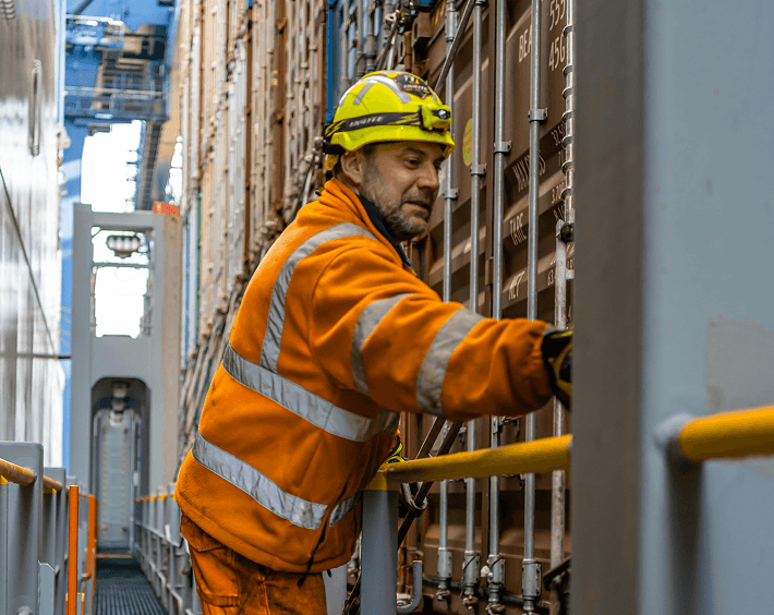 Consolidated cargo ready for shipping